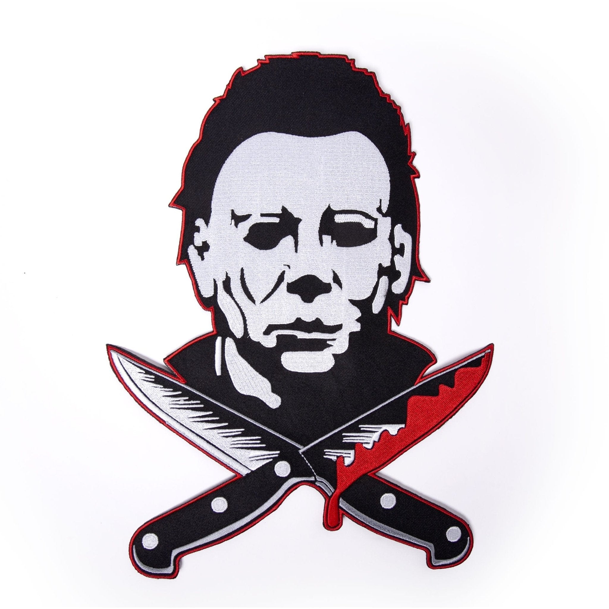 Halloween 2 Michael Myers Knives Large Embroidered Patch - Rock Rebel
